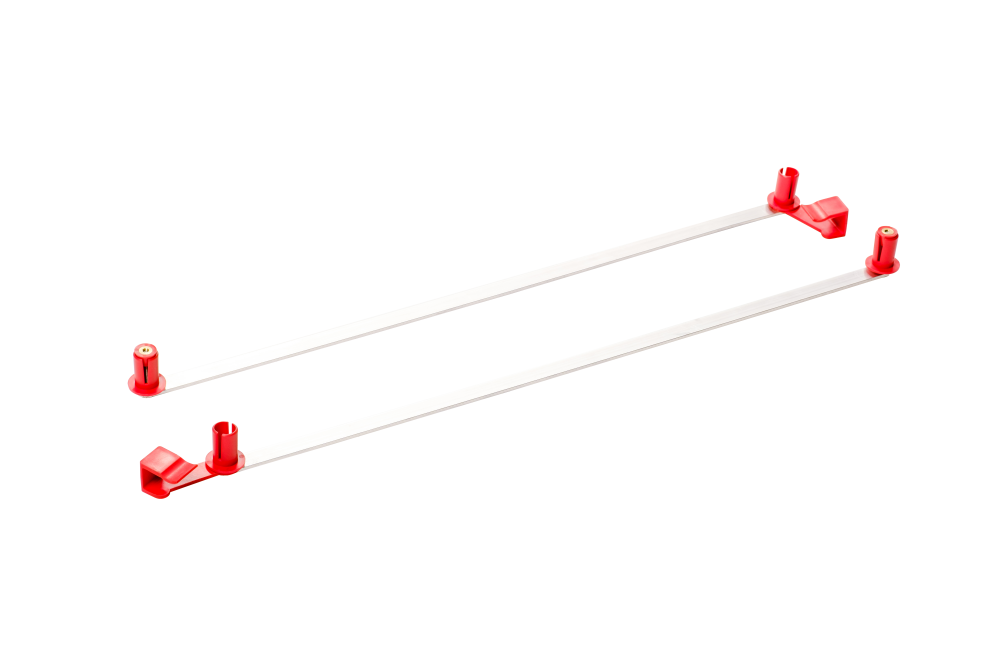 Atlas ladder 3 x 12, gebogen, ano, reform, gevelrol, verbredingsvoet, dvsp